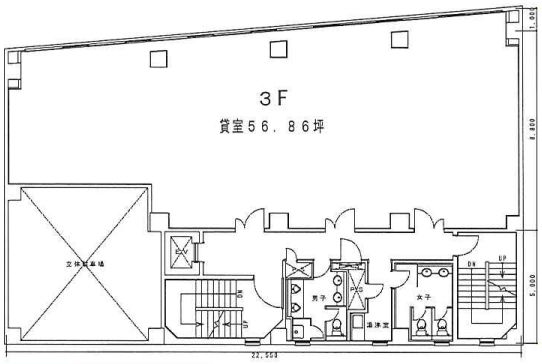 オカバ錦糸町ビル 3階 平面図