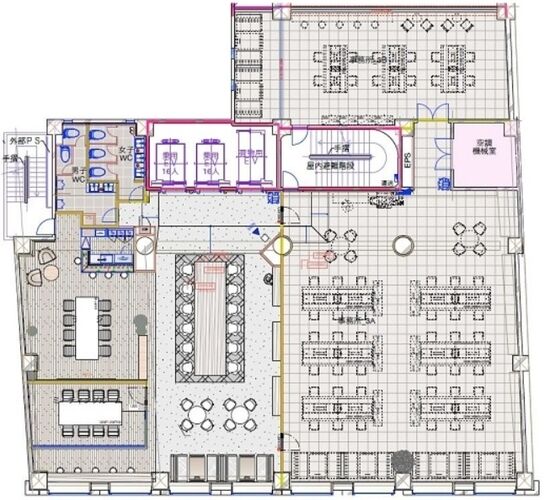 グランファースト新宿御苑(旧:ポプラ社本社ビル) 3階 平面図