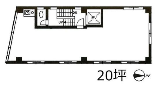 宮本ビル（台東区） 4階401 平面図
