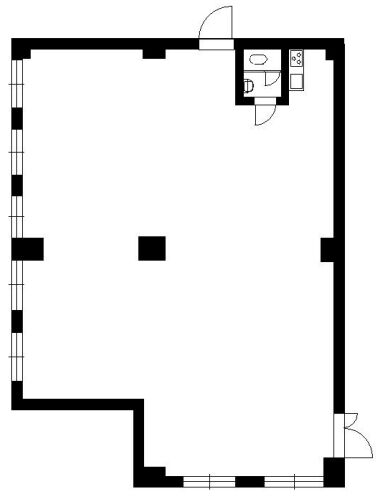 サンキビル（渋谷区） 3階H 平面図