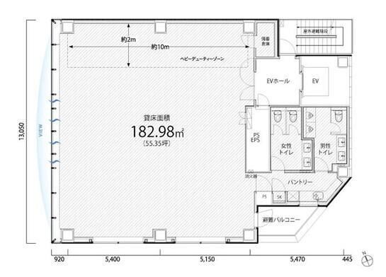 PMO芝大門 8階 平面図