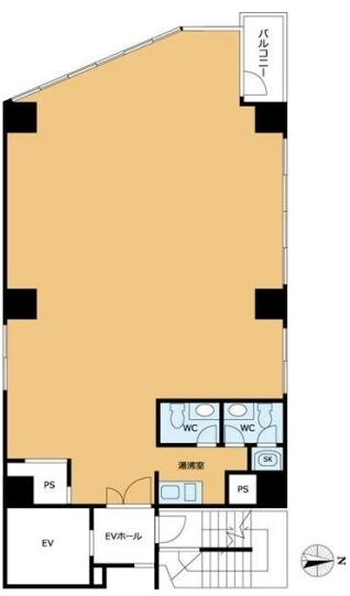 神保町一丁目ビル 9階 平面図