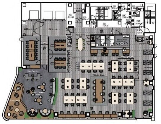 レイアウトプラン②75席