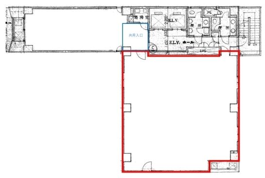 Jプロ東日本橋ビル(旧:東日本橋NSビル) 5階 平面図