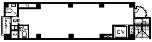 天野ビル（旧：新橋アマノビル） 8階 平面図