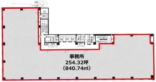 白金台ビル（3丁目2-10） 5階A 平面図