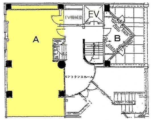 アカデミービル 1階A 平面図