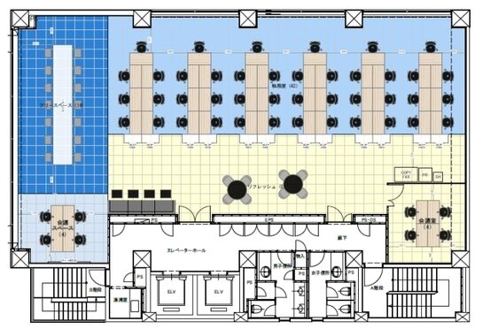 NREG芝公園ビル 3階 平面図