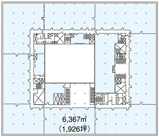 新東京ビル 1階 平面図