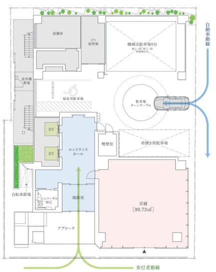 O-PLACE日本橋人形町 1階101 平面図
