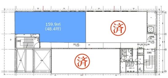 交通会館一之江ビル 4階405～408 平面図