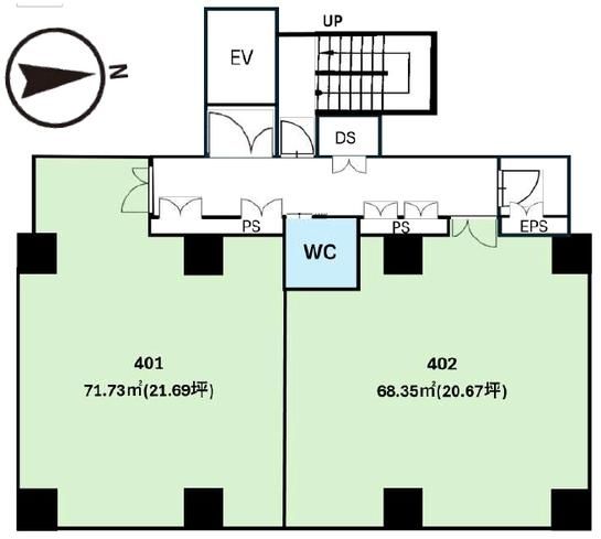 マイホーム錦糸 4階402 平面図