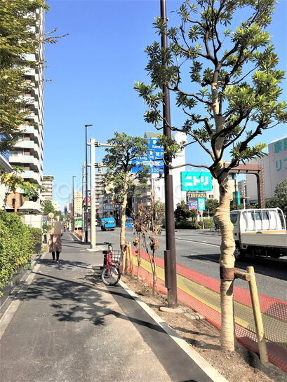 ビル周辺風景②