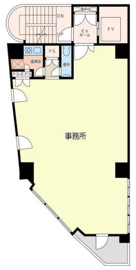 HKパークビルⅠ 8階 平面図