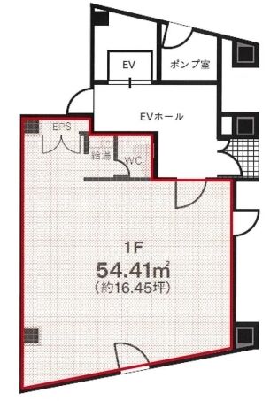 御茶ノ水クロスビル 1階 平面図
