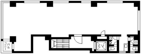 システム上野 3階 平面図