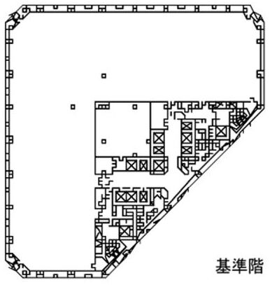 大森ベルポートB館 2階 平面図