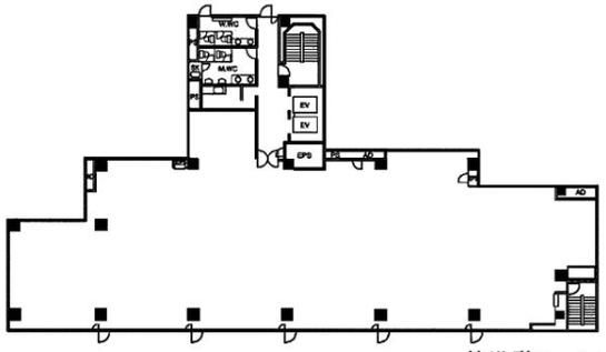NREG秋葉原ビル 3階 平面図