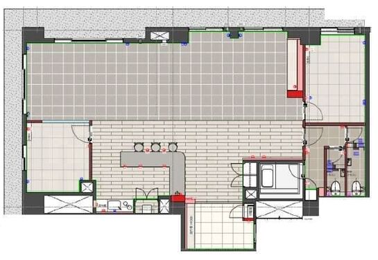 ONE SHINKAWA(旧:SHINKAWA EAST・新川イースト) 14階1402 平面図