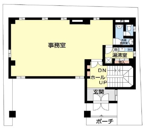 GFEビル 1階 平面図