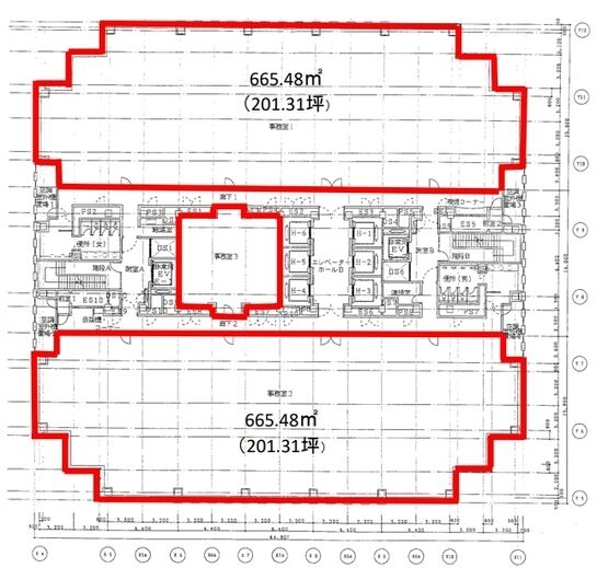 ハーモニータワー 25階 平面図