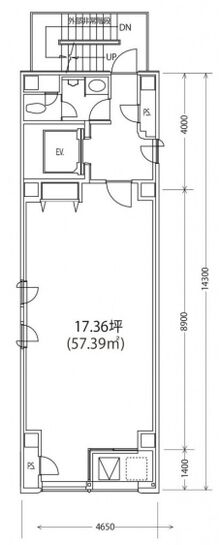 アサコ銀座ビル 6階 平面図