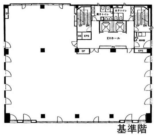 QV1（キューブワン）麹町（旧：NK真和ビル） 5階 平面図