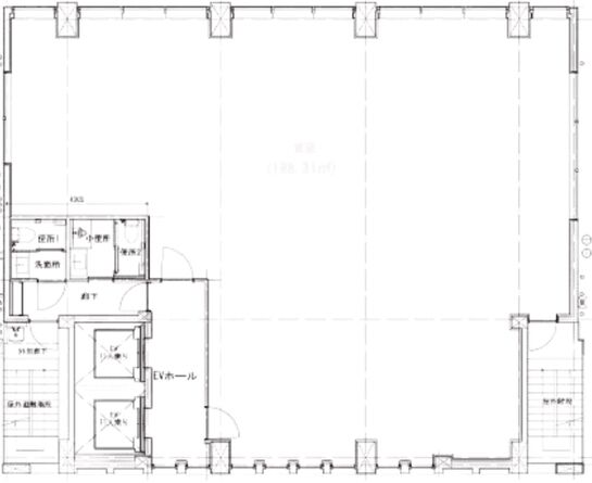 SUGIURA GINZA(旧:銀座1丁目複合ビル) 8階 平面図