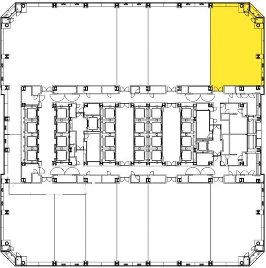 晴海アイランドトリトンスクエアオフィスタワーY棟 9階② 平面図