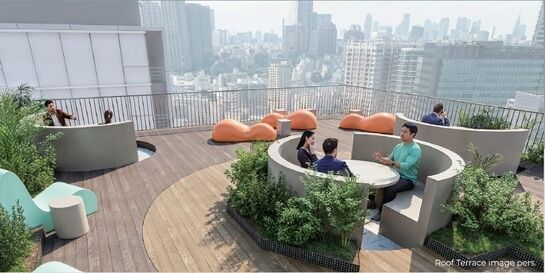 ※屋上テラス竣工イメージ