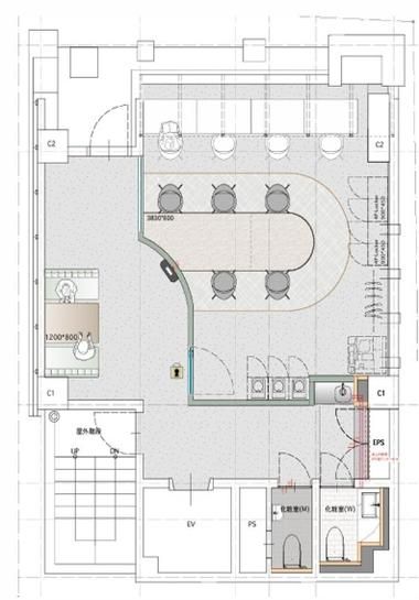 ACN芝公園ビル（旧：JP-BASE 芝公園） 5階 平面図