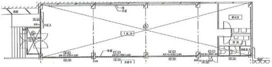 十二社熊野会館 別館 1階 平面図