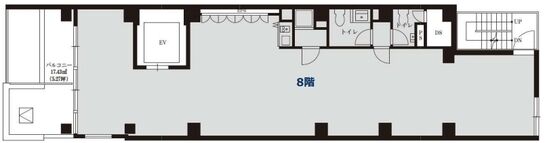 SG日本橋本町 8階 平面図