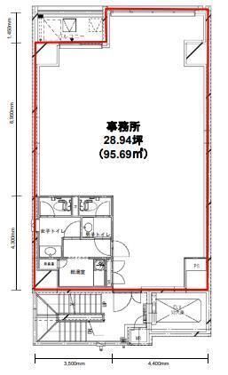 エス・スペース 2階 平面図