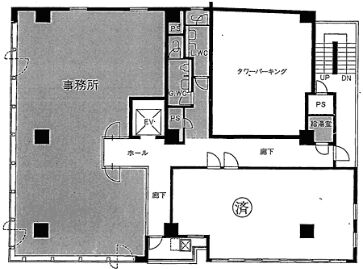 クリスタルタワー 9階 平面図