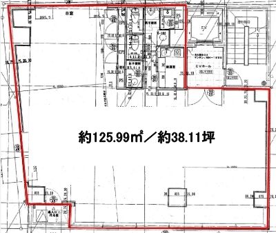清澤ビル 6階 平面図
