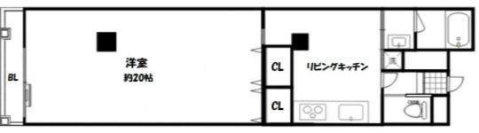 一広グローバルビルディング 10階1001 平面図