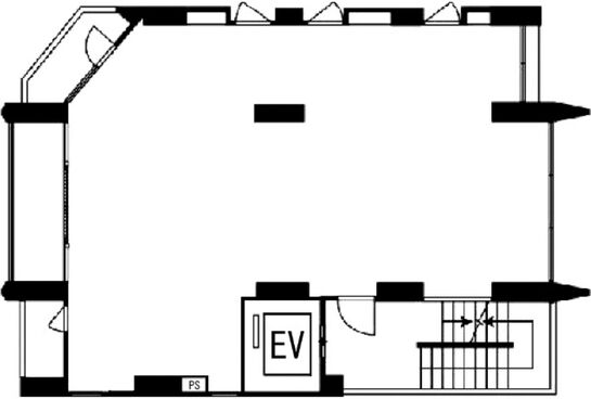 香雅堂品川ビル 4階 平面図