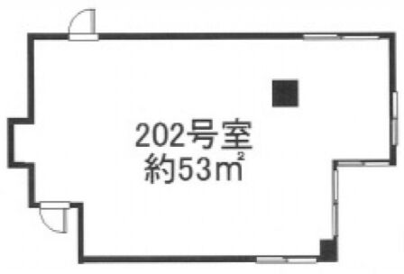 ニュー大元ビル 2階202 平面図