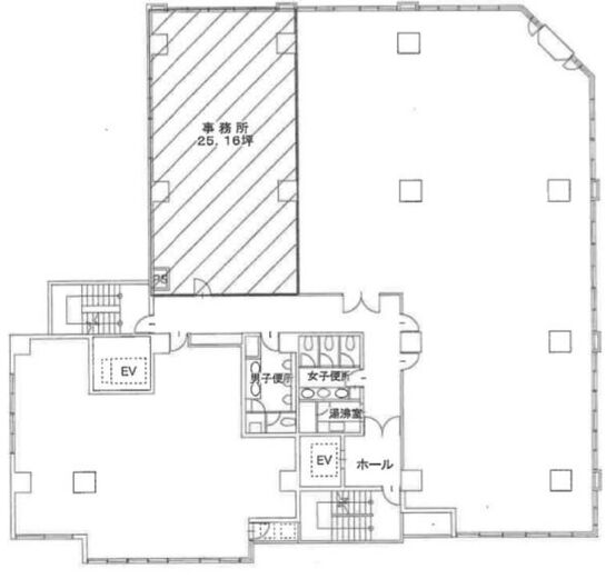 カテリーナネオハイツ(コスモス御苑ビル) 3階 平面図