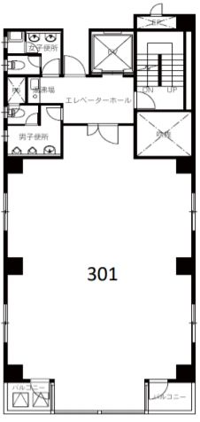 USビル（千代田区） 3階 平面図