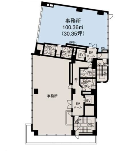 恵比寿ISビル 7階 平面図