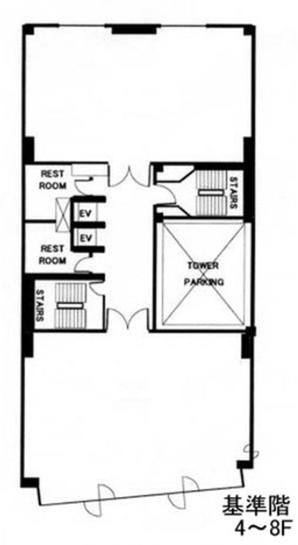 外濠スカイビルディング 8階801 平面図