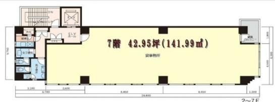 太平サクラビル 7階 平面図
