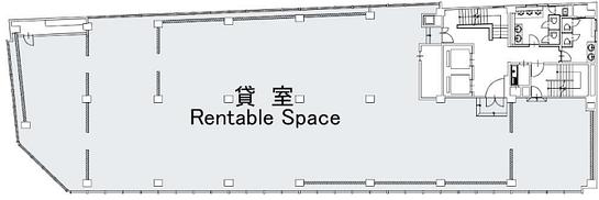 日本橋大栄ビル 8階 平面図