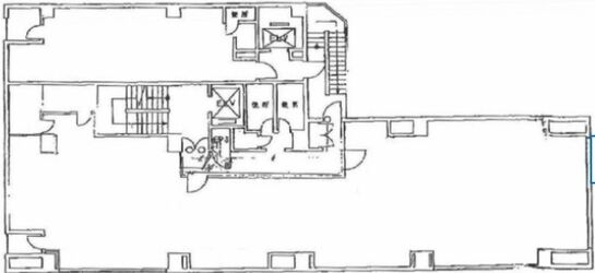 第21中央ビル 9階 平面図