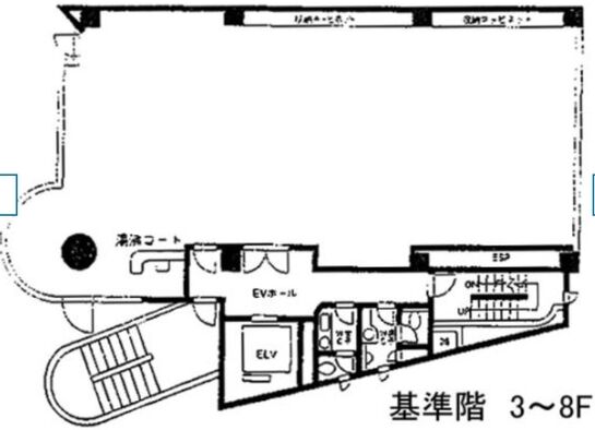 渡辺西新宿ビル 5階 平面図