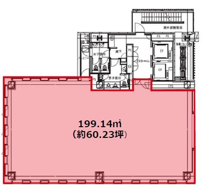 渋谷S.野口Bldg.（渋谷野口ビル） 3階 平面図