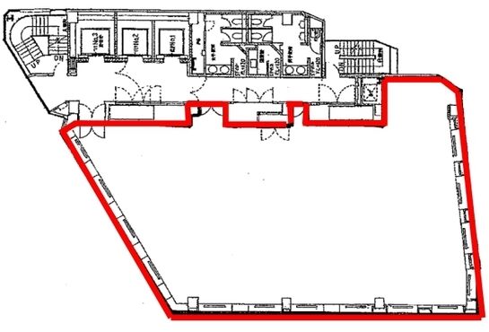 South新大塚ビル 8階 平面図