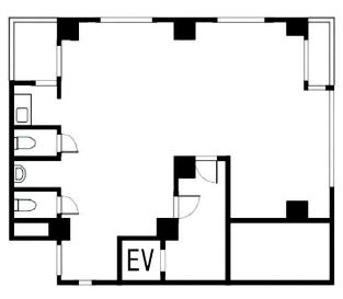 ジャストプレイスビル 5階 平面図